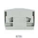 End Plate Snap-in Mounting 4mm Light Gray