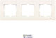 Karre Accessory Beige Three Gang Frame