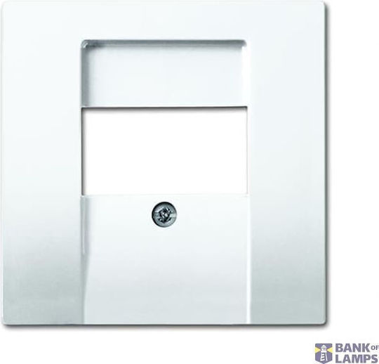 2539-914 Coverplates Partly Incl Insert Busch-balance Si Alpine White