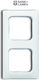 2512-214k-102 Cover Frame 2gang S Alpine White Reflex Si Linear