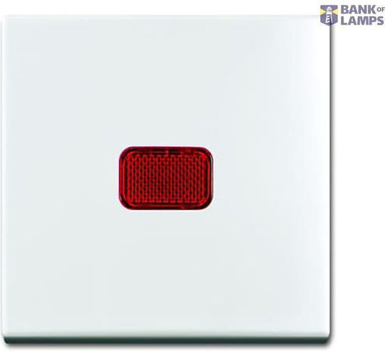 2509-914 Coverplates Partly Incl Insert Busch-balance Si Alpine White