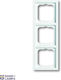 1723-184k-500 Cover Frame 3gang S Studio White Future Linear