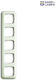 2515-212 Cover Frame Si Reflex Si White