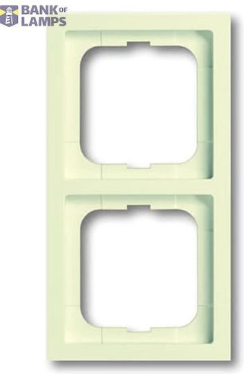 1722-182k Cover Frame Future Linear Ivory White