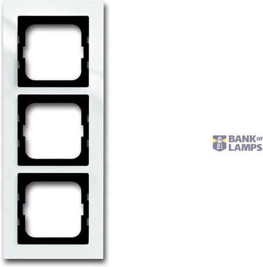1723-284 Cover Frame Busch-axcent Studio White