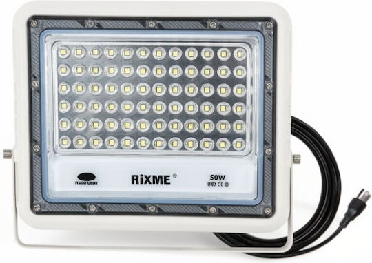 Rixme Στεγανός Προβολέας LED 50W IP67