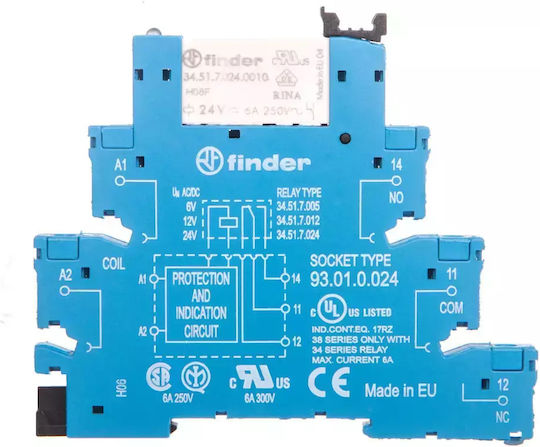 Finder Εξάρτημα Ηλεκτρολογικού Πίνακα 38.51.0.024.0060