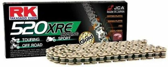 RK Japan 520XRE 106L XW-Ring Gold Drive Chain