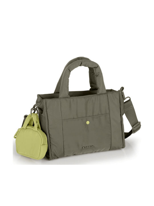 Nube Women's Khaki Handbag / Shoulder Bag
