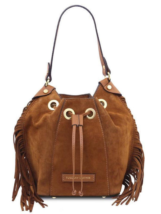 Tuscany Leather Nomade Damen-Schultertasche aus...