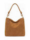 Дамски Плик от Велур в Тауп H681-Brown