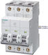 Miniature Circuit Breaker 400 V 6 Ka 3-pole C 40 A D=70 Mm