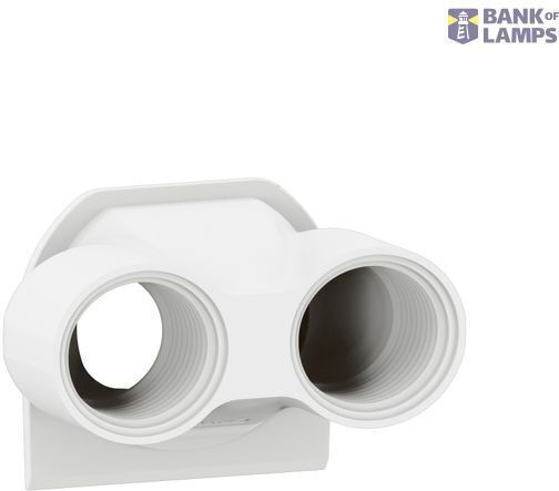 Cable Gland Plexo 2-entries Iso20 White