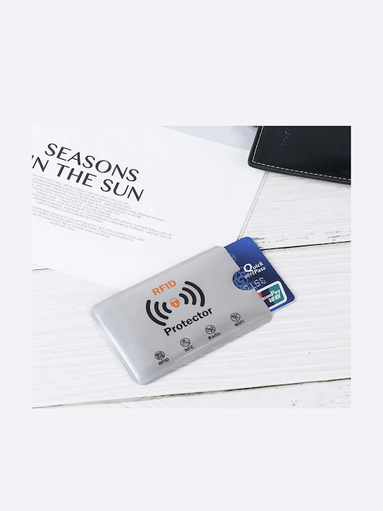 Θήκη Κάρτες Rfid Protector Γκρι Θήκη Κάρτες Rfid Protector Γκρι
