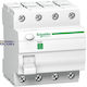 Schneider Electric Întrerupător diferențial, Releu pentru șină DIN, 40 A, Tetrapolar,