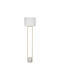 Zambelis Lights Floor Lamp H152cm with E27 Bulb Holder White