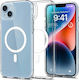Handyhülle Spigen iPhone 13 14 Ultra Hybrid Mag Transparent