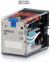 Relay Plug-in 8-pin Dpdt Reverse Coil Polarity 10 A Mech & Led I Mys 2507b