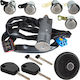 Peugeot Partner 00-03 Complete Ignition Switch + 5x Lock Cylinders + Fuel Filler Cap Set