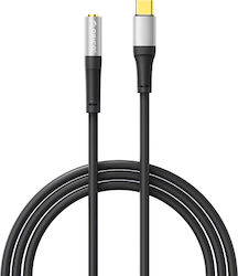 Orico 3.5mm Male to 3.5mm Female Audio Cable Black 1m with Gold-Plated Terminals