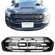 Kühlergrill Ford Ranger T8 2019-2023 im Raptor-Look Schwarz Matt