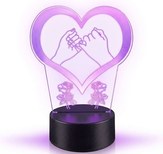 Decorative LED Light 3D Illusion 3x3 cm
