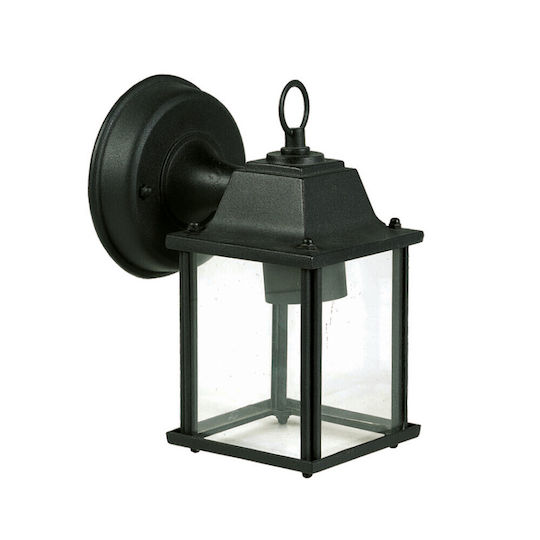 Lido Wall-Mounted Outdoor Lantern E27 IP23 14.5x21.7 cm