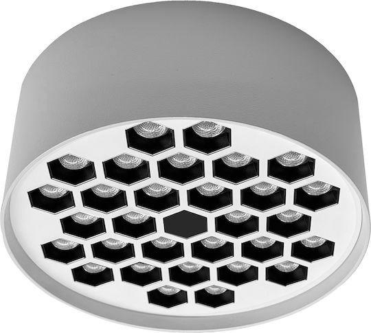 Aca Στρογγυλό LED Panel 20W με Θερμό Λευκό Φως 3000K