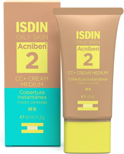 Acniben CC Ενυδατική Κρέμα Προσώπου Ημέρας με SPF30 κατά των Ατελειών 40ml