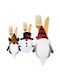XMASfest Set Weihnachtsbesteckhüllen 16,5 x 11 cm, 10 Stück