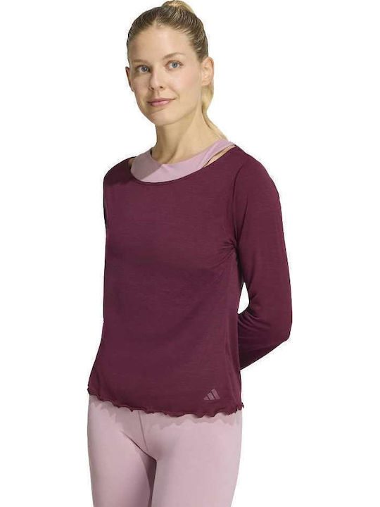 adidas Women's Burgundy Blouse