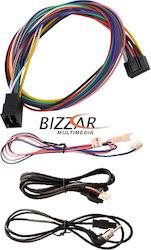 Bizzar 1 Метър Удължителен Кабел с 16-пинова Букса, Micro USB, Fakra, Антенен Протокол за Таблет Bizzar 1 Метър Удължителен Кабел с 16-пинова Букса, Micro USB, Fakra, Антенен Протокол за Таблет
