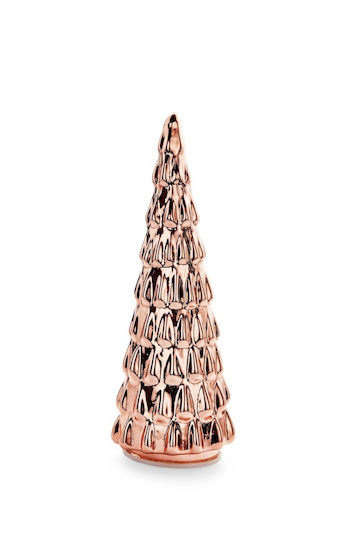 Illuminated Christmas Decorative Glass Tree 32cm