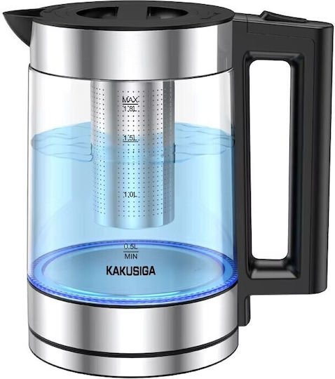 Kakusiga Kettle 1.8 L 1500W Silver