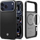 Husă Spigen Enzo Aramid T MagSafe Negru Argintiu pentru iPhone 18 Pro / iPhone 17 Pro