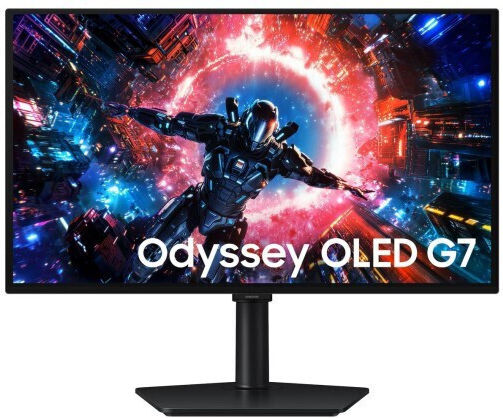 Samsung Odyssey G7 OLED HDR Gaming Monitor 27" 4K 3840x2160 165Hz cu Timp de Răspuns 0.03ms GTG
