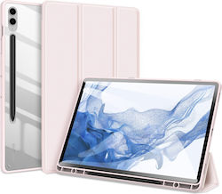 Θήκη Tablet Samsung Galaxy Tab S9 Fe+ 12.4" Dux Ducis Toby Series Tri-fold Ειδική Θέση Πενάκι Διάφανη Ενισχυμένη Πλάτη Ροζ Ανοιχτό Θήκη Tablet Samsung Galaxy Tab S9 Fe+ 12.4" Dux Ducis Toby Series Tri-fold Ειδική Θέση Πενάκι Διάφανη Ενισχυμένη Πλάτη Ροζ Ανοιχτό
