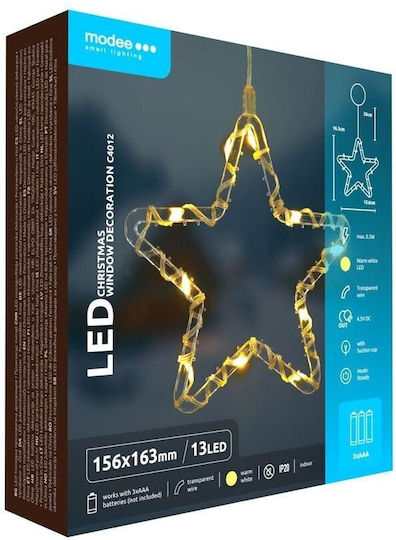Modee Lighting Светеща Звезда Топло Бяла 16.3 см