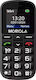 Mobiola MB200 Dual-SIM-Handy mit großen Tasten, Schwarz