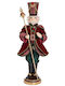 Iliadis Weihnachts-Nussknacker Rot aus Stoff, 103 cm Hoch