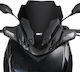 Gpk Windschutzscheibe Yamaha X-max 250 300 2024-2026 40 cm Schwarz