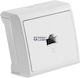 Vera White One Gang Data Socket Cat5