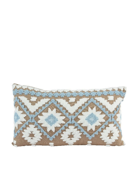 Pernă de Crăciun cu Model Geometric Maro 50x30 ...
