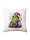 Giggling Grinchy Galore Sofa Pillow 40x40cm Filling Included