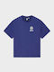 Strata Kurzarmshirt Blau