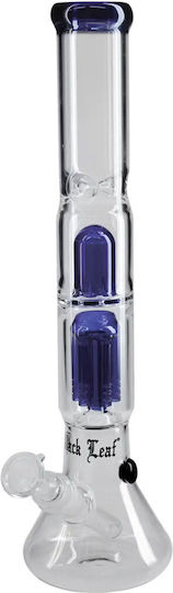 Black Leaf Ice Bong 6-arm Percolator