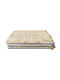 To megalo pazari Chenille-Überwürfe Set 3 Stück Beige