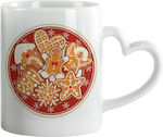 Koupakoupa Weihnachtliche Keramiktasse Herzen 3...