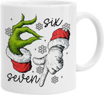 Koupakoupa Weihnachtlicher Keramikbecher Weiß 3...
