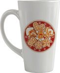 Koupakoupa Weihnachtlicher Keramikbecher 450 ml
